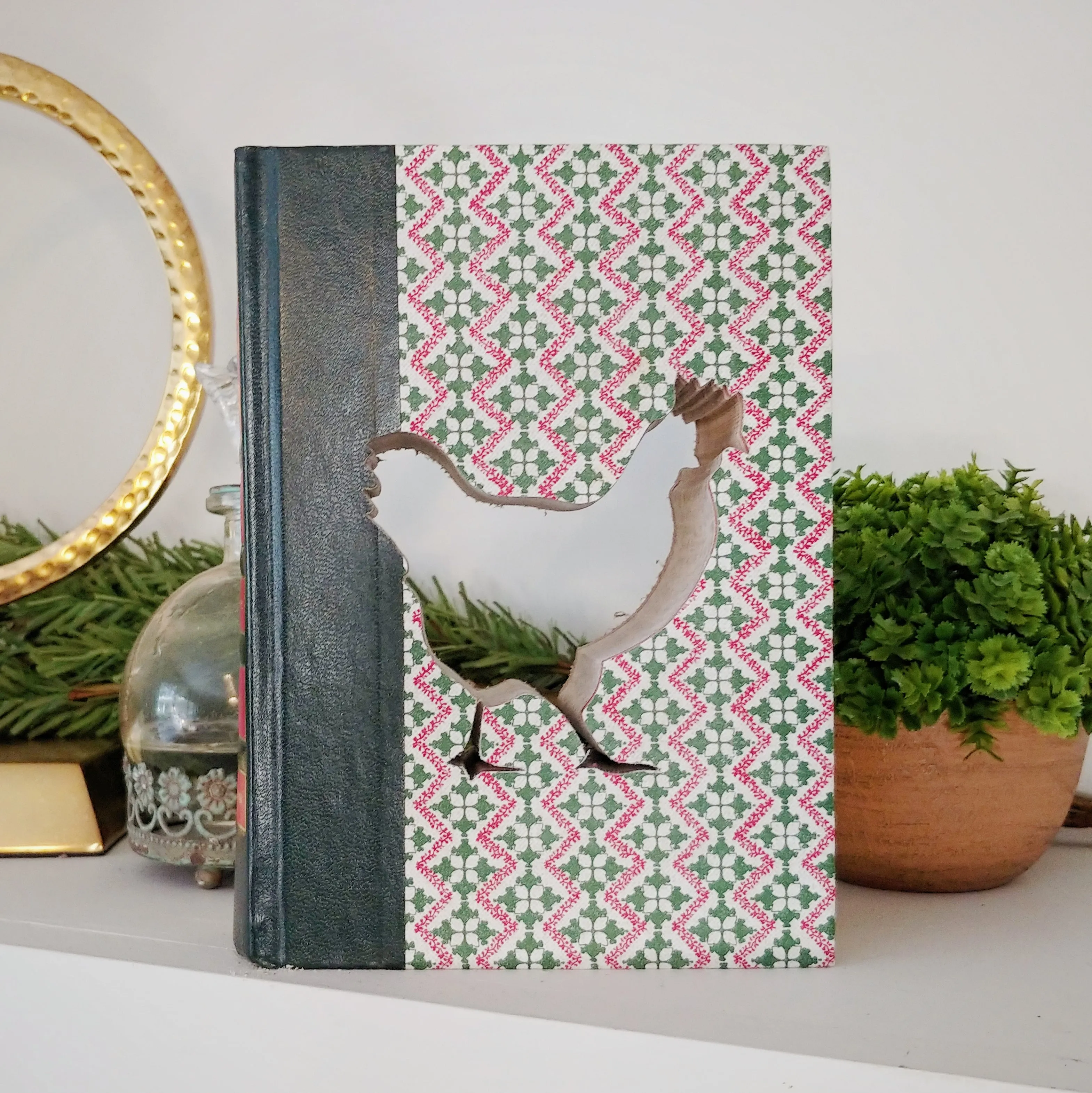 Rooster Cutout Book