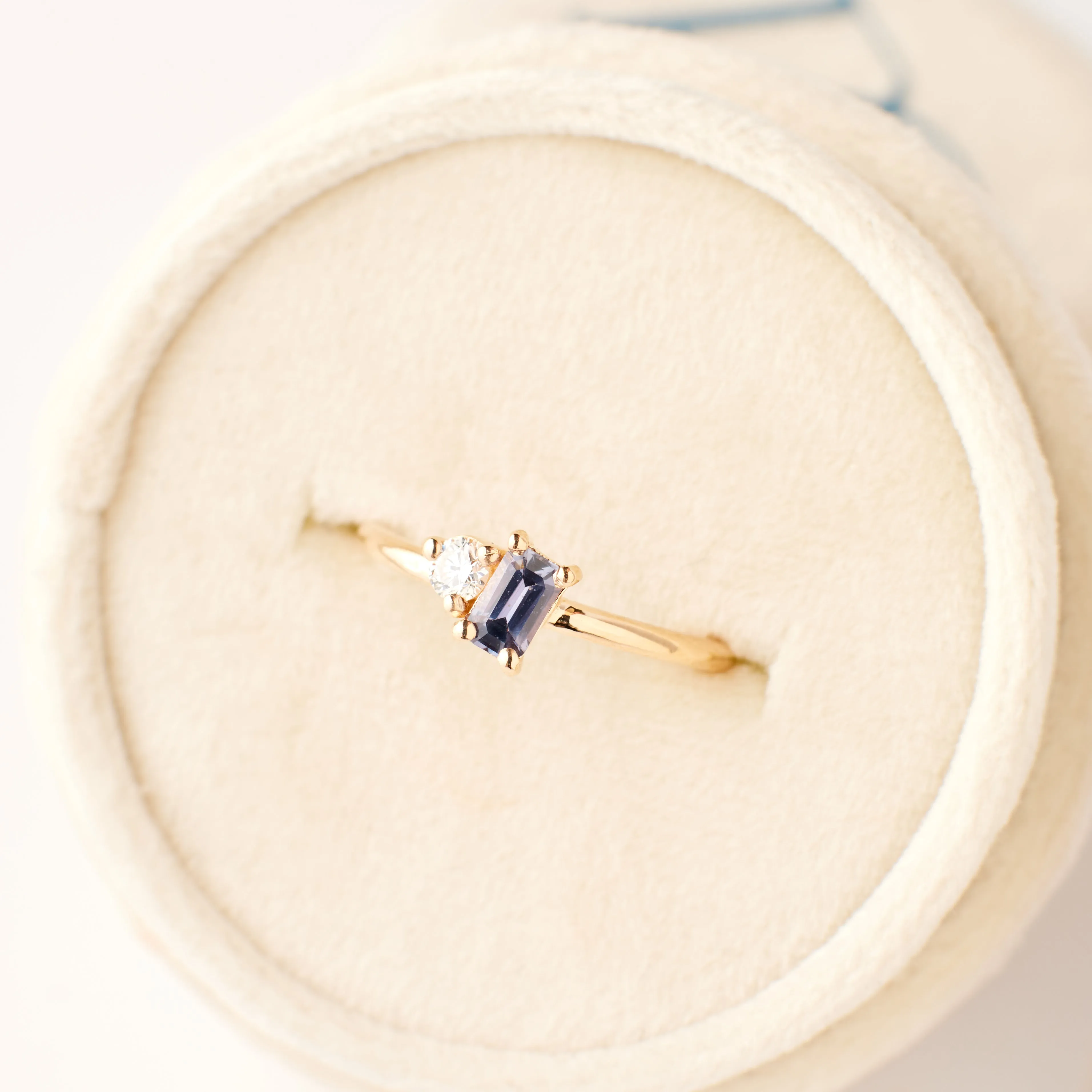 Simone Ring - Limited Collection Lilac Sapphire   Diamond