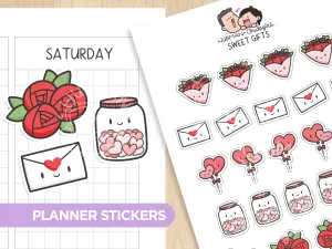 Sweet Gifts Planner Stickers