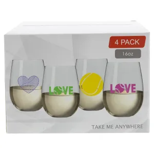 Tennis Tumbler Boxed Set