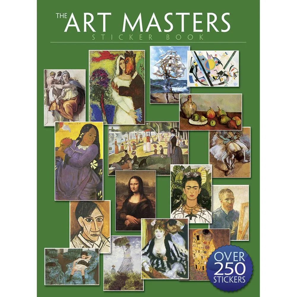 The Art Masters Sticker Book: Over 250 Stickers