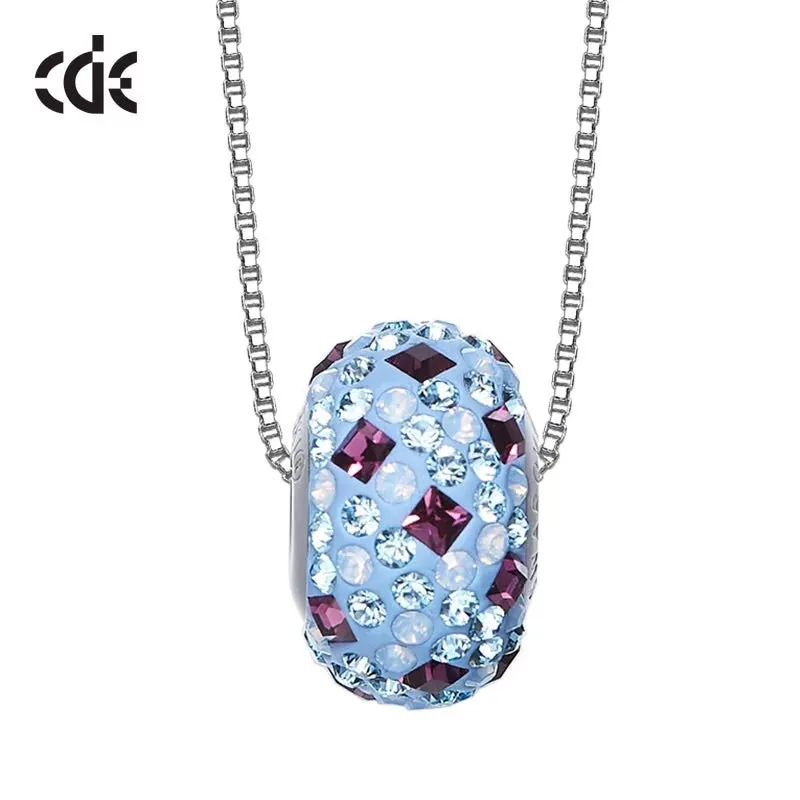 The dotted colorful swarovski charm