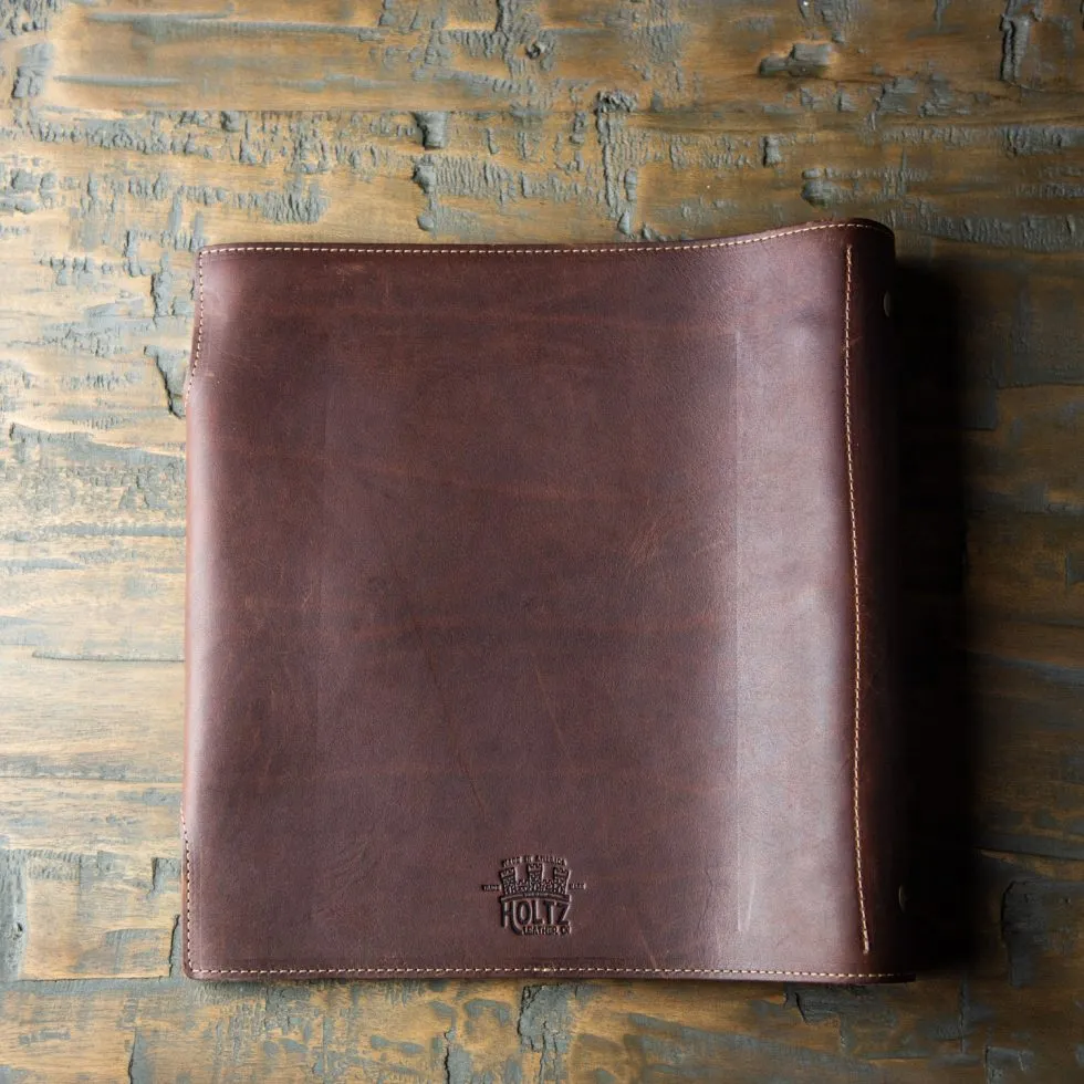 The Langley – Personalized Fine Leather 3 Ring Binder Notebook Photo Album